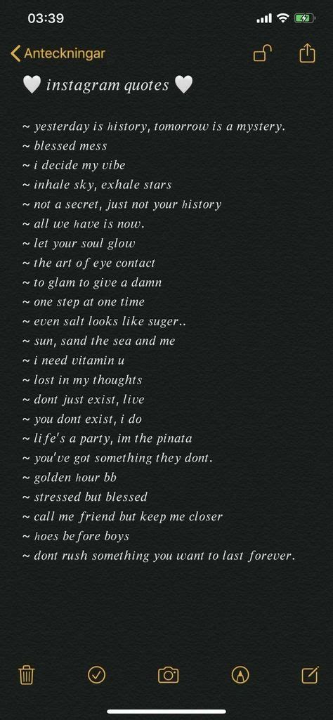 Aesthetic Note Ideas for Instagram