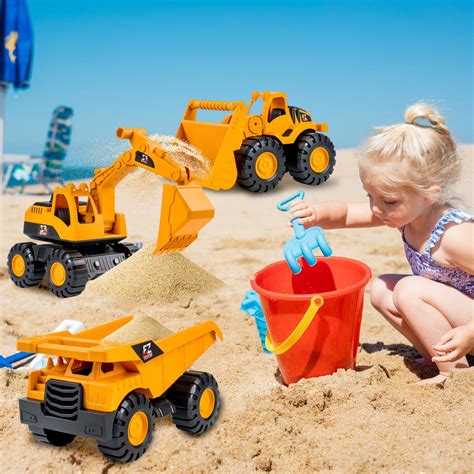 Sand Toy Digger Sandpit, Excavator Sandbox, Sand Toys from 1-5 Years ...