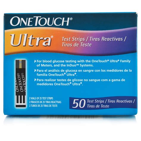 One Touch Ultra Test Strips 50 | Diabetes Management | Chemist Direct