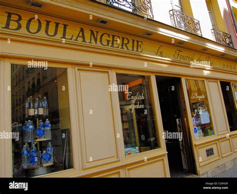 Boulangerie Bakery Shop Front Sign High Resolution Stock Photography ...