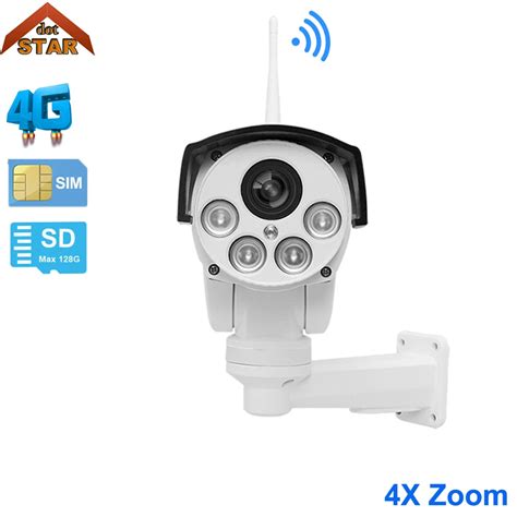 Stardot HD 960P 1080P IP Camera Wifi 3g 4g SIM Card Outdoor PTZ 4X Zoom ...