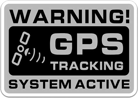 GPS Tracking Stickers - Car Security Alarm Stickers, Car GPS Warning ...