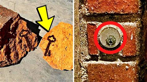 When man was remodeling his house he found a key that lead to a ...