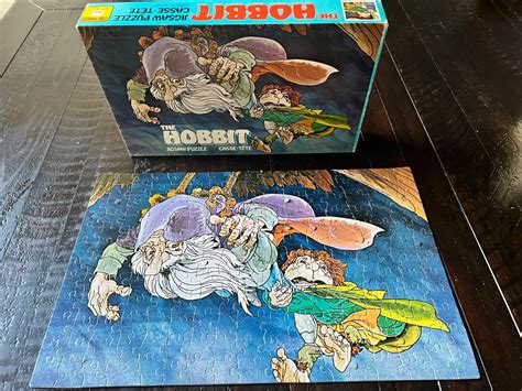Vintage 1970's Lord of the Rings The Hobbit Complete 200 Pc Jigsaw ...
