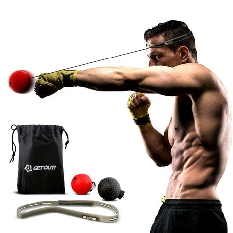 Boxing Reflex Ball Set – Reaction Ball – Agility Training Boxing Ball ...
