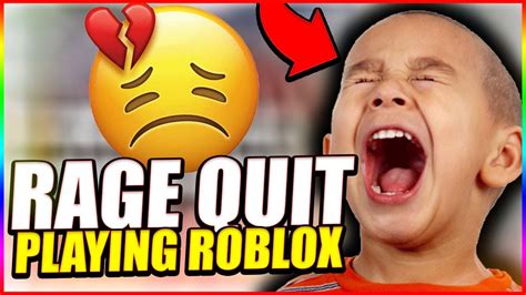 7 Kids Who RAGE QUIT While Playing Roblox - YouTube