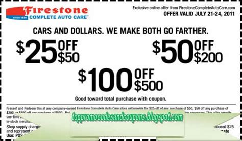 Free Promo Codes and Coupons 2021: Firestone Coupons