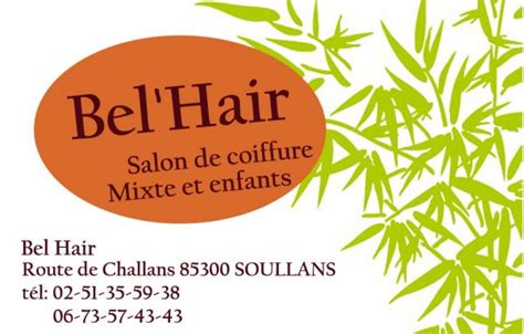 Coiffure Bel'hair Soullans (85300) - Avis et Coordonnées