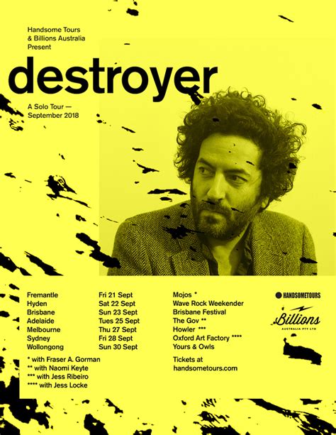 DESTROYER · Handsome Tours
