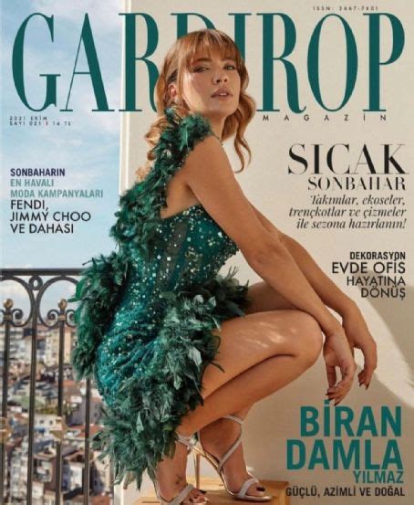 Biran Damla Yilmaz, Gardirop Magazine October 2021 Cover Photo - Turkey