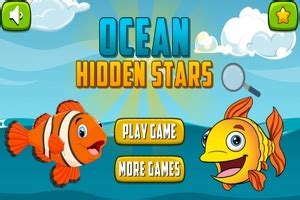 Ocean Hidden Stars, free online game, from Hidden objects