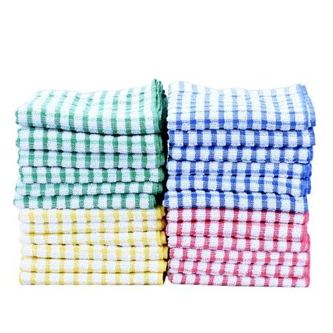 Dish Towels Bulk Kitchen Towels 100 Cotton Kitchen Dish-Cloths ...