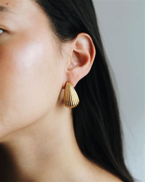 Ava I Boucles en Acier Inoxydable – MEMO Jewelry Paris