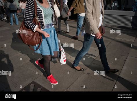 Woman Shopping on Oxford Street, London, UK, Street Scenes, WOman ...