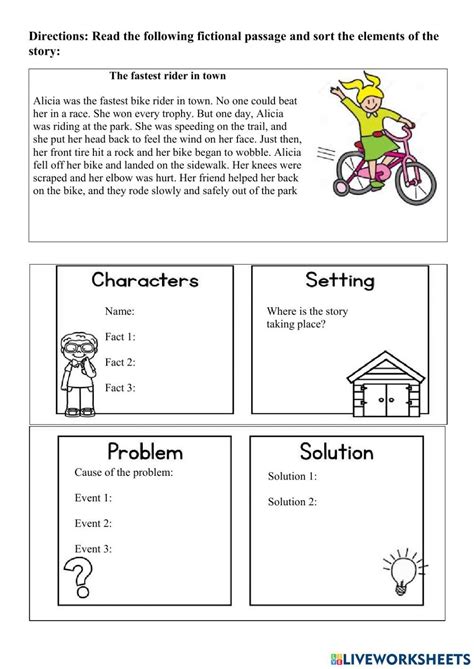Story Elements Worksheets | Worsheets library - Worksheets Library