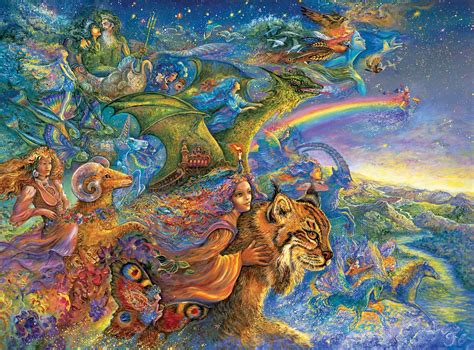 Love this fantasy jigsaw puzzle by Josephine Wall that is based on her ...