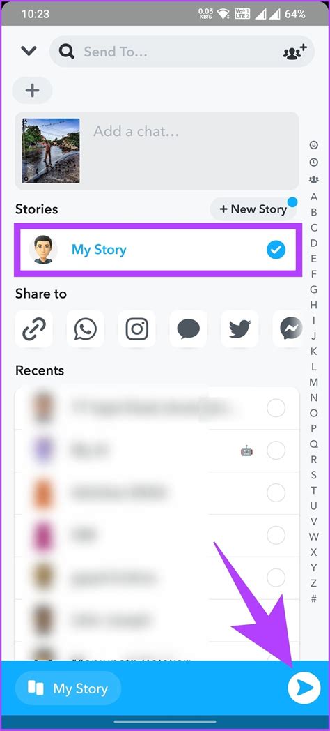 Comment partager une publication Instagram sur Snapchat Story - Moyens I/O