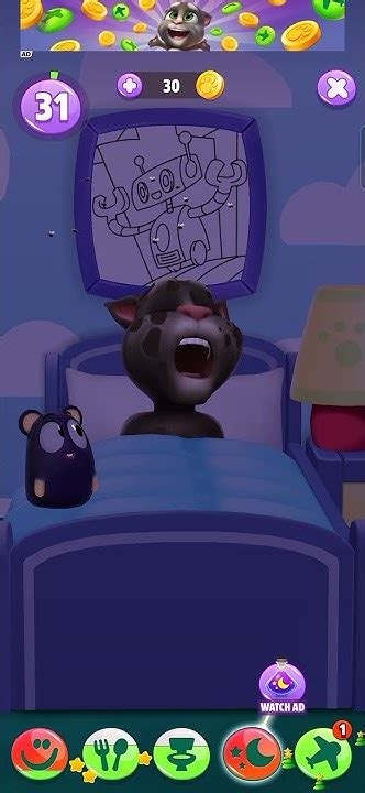 tired talking Tom sleeping#shorts - YouTube