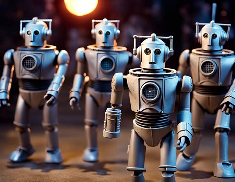Cybermen from doctor who - AI Generated Artwork - NightCafe Creator