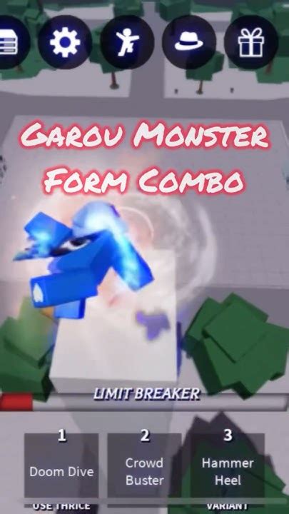 Garou Monster Form Combo #thestongestbattlegrounds - YouTube