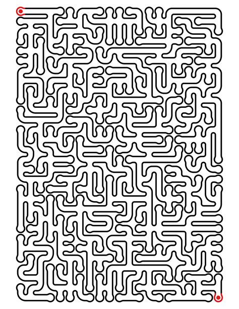 Printable Maze Puzzles Mazes Printable Kids Maze Coloring Pu