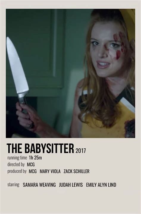the babysitter | Babysitter movie, Iconic movie posters, Movie ...
