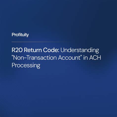 R20 Return Code: Understanding 