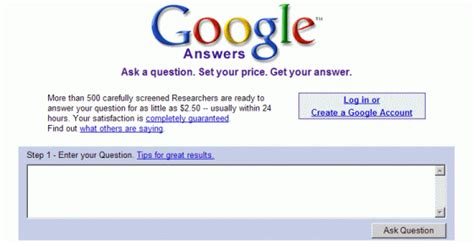 Google Answers: Getting Your Questions Answered - Google Guide