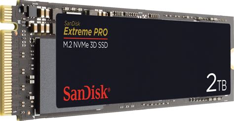 Best Buy: SanDisk Extreme PRO 2TB Internal SSD PCIe Gen 3 x4 NVMe ...