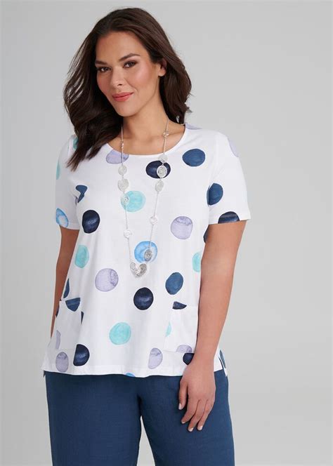 Shop Pebbles Top in Print, Sizes 12-30 | Taking Shape AU