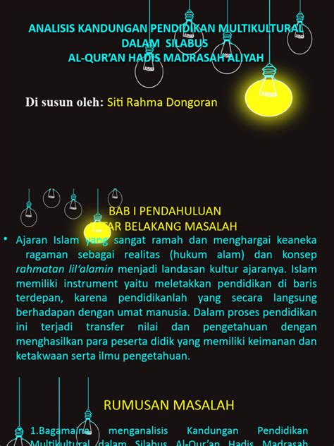 Rahma PPT Islam Dan Multikultural | PDF