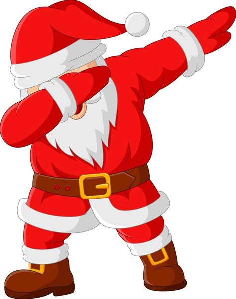 Cartoon happy dancing santa claus 8604934 Vector Art at Vecteezy