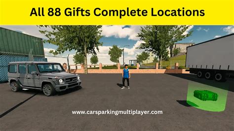 Complete Car Parking Multiplayer Gift Map in 2025