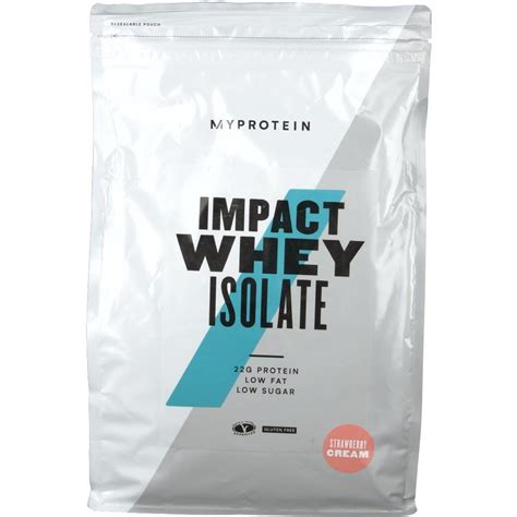 MyProtein Impact Whey Isolate, Strawberry Cream, Pulver 2500 g - Shop ...