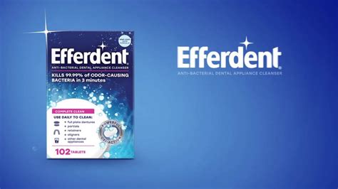 Efferdent Retainer & Denture Cleaner Tablets, Minty Fresh & Clean, 44 ...