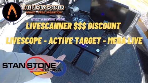 LIVESCANNER MOUNT $$$ DISCOUNT - LIVESCOPE - ACTIVE TARGET - MEGA LIVE