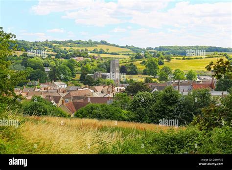 A view of the town of Bruton, Somerset, England, UK Stock Photo - Alamy