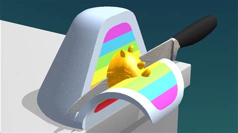 Satisfying and relaxing ASMR Mobile Games - ASMR Slicing - YouTube