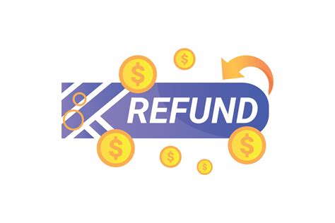 Refund banner with coins illustrated 16150329 Vector Art at Vecteezy