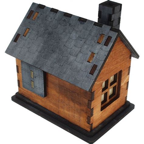 Locked Cabin Puzzle Box | Wood Puzzles | Puzzle Master Inc