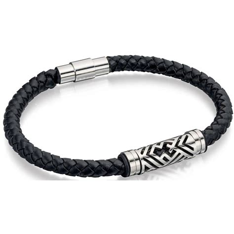 Bracelets cuir en acier inoxydable MON-BIJOU | MATY