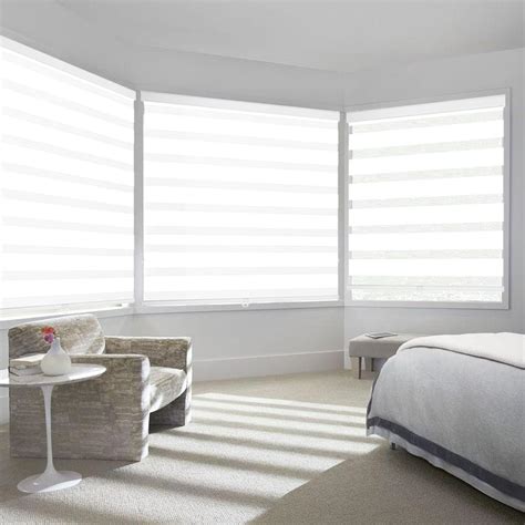 Persianas enrollables tipo cebra sin cordones para ventanas, opacas y ...