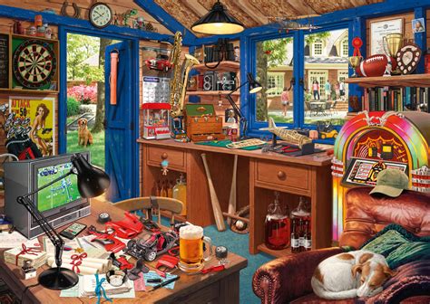Secret Puzzle - Father's Workshop Schmidt-Spiele-59977 1000 pieces ...