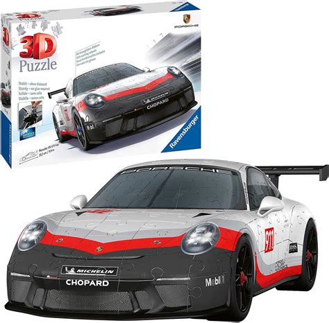 Porsche 911 GT3 Cup 3D Puzzle 108 Teile | Amazon.com.br