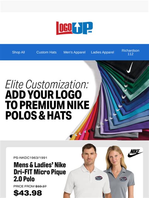 LogoUp: Elite Customization: Add Your Logo to Premium Nike Polos & Hats ...