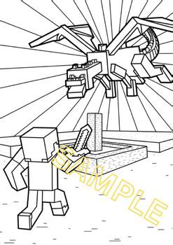 MINECRAFT, Fun Coloring in book, PDF Printable, A4, 26 pages by Shary ...