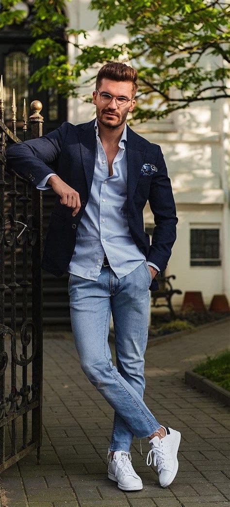 Shirt, Jeans and Blazer Outfit for a Smart Casual Look Smart Casual ...