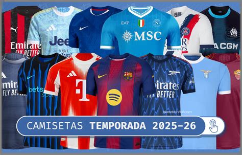 Camisetas de la Champions League 2025/2026