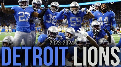 DETROIT LIONS 2023-2024 Season Prediction & Schedule: CAN JARED GOFF ...