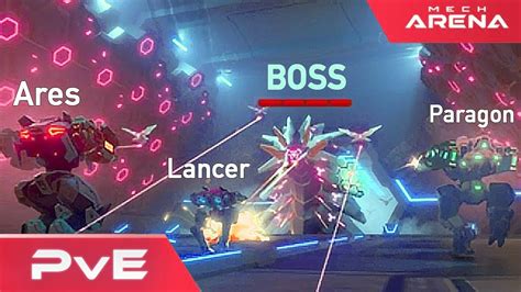 PvE Mode! New Beam Weapon and Easter eggs! | Mech Arena - YouTube
